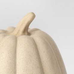 Large Ceramic Gourd Pumpkin Cream - Threshold™ -Halloween Decorations Sales Store unnamed file 10