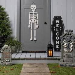 Hyde & EEK! Boutique "Trick or Treat" Light Up Foam Tombstone Halloween Decorative Prop - Hyde & EEK! Boutique™