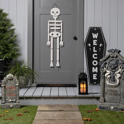 Hyde & EEK! Boutique "Trick or Treat" Light Up Foam Tombstone Halloween Decorative Prop - Hyde & EEK! Boutique™ 1 Hyde & EEK! Boutique "Trick or Treat" Light Up Foam Tombstone Halloween Decorative Prop - Hyde & EEK! Boutique™