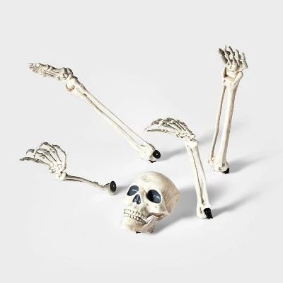 Hyde & EEK! Boutique 5pc Skeleton Groundbreaker Set Halloween Decorative Prop - Hyde & EEK! Boutique™ 1 Hyde & EEK! Boutique 5pc Skeleton Groundbreaker Set Halloween Decorative Prop - Hyde & EEK! Boutique™