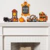 Hyde & EEK! Boutique Mini Mantel Wood Cemetery Halloween Decorative Prop - Hyde & EEK! Boutique™