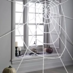 Hyde & EEK! Boutique 10' Giant Spiderweb White Halloween Decorative Prop - Hyde & EEK! Boutique™