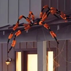 Hyde & EEK! Boutique 5' LED Hanging Spider Halloween Silhouette Light - Hyde & EEK! Boutique™