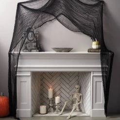 Hyde & EEK! Boutique 36' Jumbo Spooky Fabric Black Halloween Decorative Prop - Hyde & EEK! Boutique™