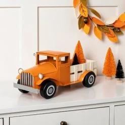 Hyde & EEK! Boutique Harvest Orange Metal Truck Decorative Prop - Hyde & EEK! Boutique™