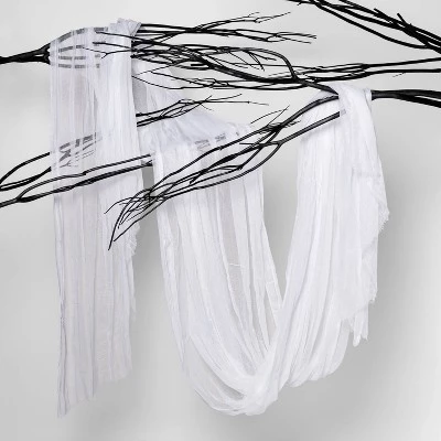 Hyde & EEK! Boutique 12.5' Jumbo Gauze Cloth White Halloween Decorative Prop - Hyde & EEK! Boutique™ 2 Hyde & EEK! Boutique 12.5' Jumbo Gauze Cloth White Halloween Decorative Prop - Hyde & EEK! Boutique™ - Image 2