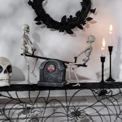 Hyde & EEK! Boutique Animated Skeletons on Seesaw Halloween Decorative Prop - Hyde & EEK! Boutique™