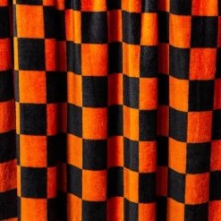 Hyde & EEK! Boutique Check Printed Plush Throw Blanket Black/Orange - Hyde & EEK! Boutique™ -Halloween Decorations Sales Store unnamed file 1178