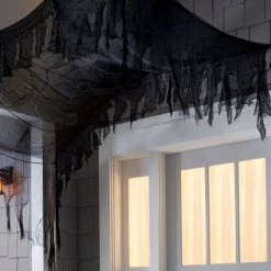 Hyde & EEK! Boutique Black Spiderweb Halloween Ceiling Tapestry - Hyde & EEK! Boutique™