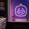 Hyde & EEK! Boutique LED Neon Jack-O'-Lantern Orange and Purple Halloween Novelty Silhouette Light - Hyde & EEK! Boutique™