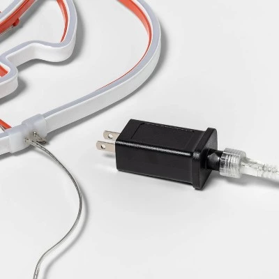 Hyde & EEK! Boutique LED Neon Jack-O'-Lantern Orange and Purple Halloween Novelty Silhouette Light - Hyde & EEK! Boutique™ 2 Hyde & EEK! Boutique LED Neon Jack-O'-Lantern Orange and Purple Halloween Novelty Silhouette Light - Hyde & EEK! Boutique™ - Image 2