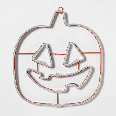 Hyde & EEK! Boutique LED Neon Jack-O'-Lantern Orange and Purple Halloween Novelty Silhouette Light - Hyde & EEK! Boutique™ 3 Hyde & EEK! Boutique LED Neon Jack-O'-Lantern Orange and Purple Halloween Novelty Silhouette Light - Hyde & EEK! Boutique™ - Image 3