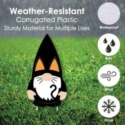 Big Dot of Happiness Halloween Gnomes - Gnome Lawn Decorations - Outdoor Spooky Fall Party Yard Decorations - 10 Piece -Halloween Decorations Sales Store unnamed file 126