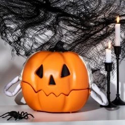 Hyde & EEK! Boutique Animated Pumpkin with Skeleton Halloween Decorative Prop - Hyde & EEK! Boutique™