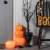Hyde & EEK! Boutique 8" Light Up Pumpkin with 2 Teeth Halloween Decorative Prop - Hyde & EEK! Boutique™
