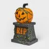 Hyde & EEK! Boutique Light Up Sculptural Pumpkin Blow Mold Tombstone Halloween Decorative Prop - Hyde & EEK! Boutique™