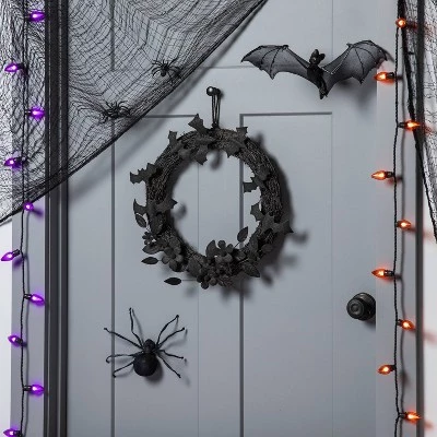 Hyde & EEK! Boutique Falloween Nature Vine with Bats Halloween Wreath - Hyde & EEK! Boutique™ 1 Hyde & EEK! Boutique Falloween Nature Vine with Bats Halloween Wreath - Hyde & EEK! Boutique™