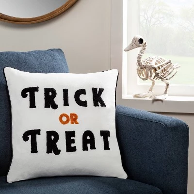 Hyde & EEK! Boutique Trick or Treat Halloween Decorative Pillow - Hyde & EEK! Boutique™ 1 Hyde & EEK! Boutique Trick or Treat Halloween Decorative Pillow - Hyde & EEK! Boutique™