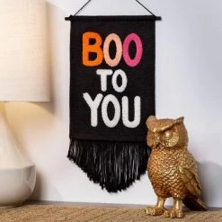 Hyde & EEK! Boutique You Put a Spell on Me Crochet-like Hanging Word Halloween Wall Sign - Hyde & EEK! Boutique™