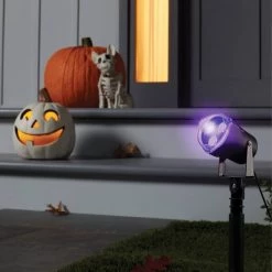 Hyde & EEK! Boutique LED Halloween Spotlight Purple/Orange/White - Hyde & EEK! Boutique™