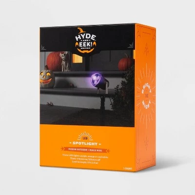 Hyde & EEK! Boutique LED Halloween Spotlight Purple/Orange/White - Hyde & EEK! Boutique™ 3 Hyde & EEK! Boutique LED Halloween Spotlight Purple/Orange/White - Hyde & EEK! Boutique™ - Image 3