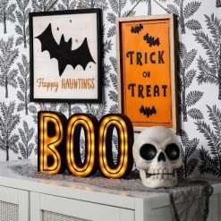 Hyde & EEK! Boutique Falloween Happy Hauntings Halloween Wall Sign - Hyde & EEK! Boutique™