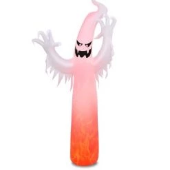 Costway 12 Ft Halloween Inflatable Ghost Yard Decoration w/ Built-in LED Lights -Halloween Decorations Sales Store unnamed file 1476