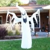 Sunnydaze Decor Sunnydaze 7 Foot Self Inflatable Blow Up Diabolical Ghost Outdoor Holiday Halloween Lawn Decoration with LED Lights