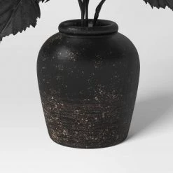 Large Leaves in Pot Arrangement Artificial Plant Black - Threshold™ -Halloween Decorations Sales Store unnamed file 1599