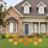 Big Dot of Happiness Pumpkin Patch - Pumpkin Lawn Decoration Signs - Outdoor Fall, Halloween or Thanksgiving Yard Decorations - 10 Piece