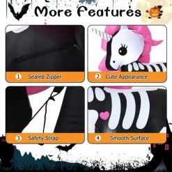 Costway 5.5 FT Halloween Inflatable Skeleton Unicorn Blow Up Yard Decoration -Halloween Decorations Sales Store unnamed file 1604