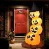 Costway 6.8FT Halloween Inflatable Pumpkin Combo Blow up Pumpkins w/ Witch’s Hat