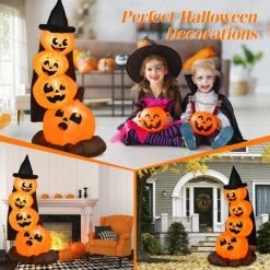 Costway 6.8FT Halloween Inflatable Pumpkin Combo Blow up Pumpkins w/ Witch’s Hat -Halloween Decorations Sales Store unnamed file 1613