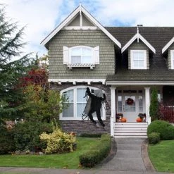 Northlight 5' Creepy Climbing Dead Zombie Halloween Window Decor