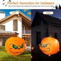 Costway 4 FT Halloween Inflatable Pumpkin Large Blow up with Build-in LED Light -Halloween Decorations Sales Store unnamed file 1669