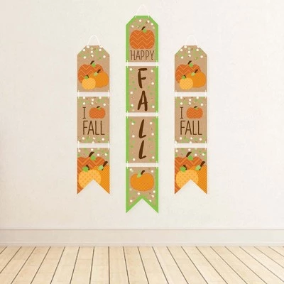 Big Dot of Happiness Pumpkin Patch - Hanging Vertical Paper Door Banners - Fall Halloween Thanksgiving Party Wall Decoration Kit - Indoor Door Decor 2 Big Dot of Happiness Pumpkin Patch - Hanging Vertical Paper Door Banners - Fall Halloween Thanksgiving Party Wall Decoration Kit - Indoor Door Decor - Image 2