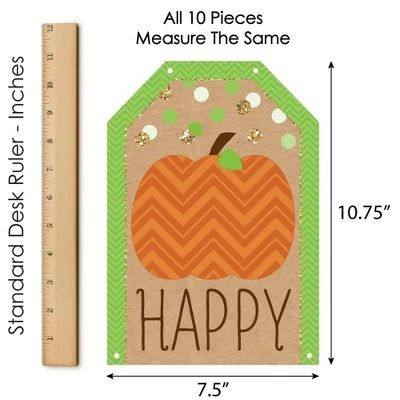 Big Dot of Happiness Pumpkin Patch - Hanging Vertical Paper Door Banners - Fall Halloween Thanksgiving Party Wall Decoration Kit - Indoor Door Decor 4 Big Dot of Happiness Pumpkin Patch - Hanging Vertical Paper Door Banners - Fall Halloween Thanksgiving Party Wall Decoration Kit - Indoor Door Decor - Image 4