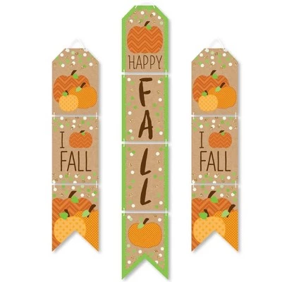 Big Dot of Happiness Pumpkin Patch - Hanging Vertical Paper Door Banners - Fall Halloween Thanksgiving Party Wall Decoration Kit - Indoor Door Decor 5 Big Dot of Happiness Pumpkin Patch - Hanging Vertical Paper Door Banners - Fall Halloween Thanksgiving Party Wall Decoration Kit - Indoor Door Decor - Image 5