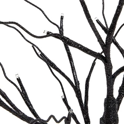 Spooky Central Halloween Tree LED Light Up Halloween Home Décor Decorations, Purple, 18 inches 4 Spooky Central Halloween Tree LED Light Up Halloween Home Décor Decorations, Purple, 18 inches - Image 4