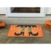 Juvale Halloween Coir Doormat, Spooky Witch Legs, PVC Anti-Slip (17 x 30 In)