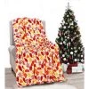 Kate Aurora Ultra Soft & Plush Fall Autumn Leaves Hypoallergenic Fleece Throw Blanket Cover -