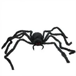 Northlight 48" Black Spider with LED Flashing Eyes Halloween Decoration