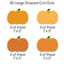 Big Dot of Happiness Pumpkin Patch - Fall, Halloween or Thanksgiving Party DIY Decorations - Clothespin Garland Banner - 44 Pieces -Halloween Decorations Sales Store unnamed file 177