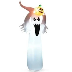 Costway 6FT Halloween Inflatable Blow Up Ghost w/ Pumpkin LED Lights Yard Decoration -Halloween Decorations Sales Store unnamed file 1770