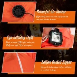 Costway 7.5 FT Long Halloween Inflatable Decor Spooky Ghost and Pumpkin w/Lights -Halloween Decorations Sales Store unnamed file 1790