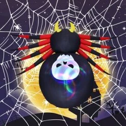 Costway 6.5FT Inflatable Halloween Spider Long Outdoor Indoor Blow Up Spider -Halloween Decorations Sales Store unnamed file 1845