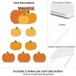 Big Dot of Happiness Pumpkin Patch - Yard Sign and Outdoor Lawn Decorations - Fall, Halloween or Thanksgiving Party Yard Signs - Set of 8 -Halloween Decorations Sales Store unnamed file 186