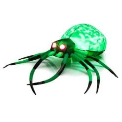 Costway 5 FT Long Halloween Inflatable Spider with White Net Yard Decor w/Rotating Light -Halloween Decorations Sales Store unnamed file 1867