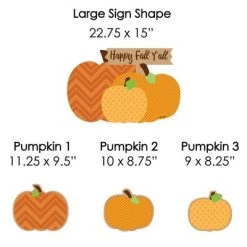 Big Dot of Happiness Pumpkin Patch - Yard Sign and Outdoor Lawn Decorations - Fall, Halloween or Thanksgiving Party Yard Signs - Set of 8 -Halloween Decorations Sales Store unnamed file 187
