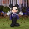 Gemmy Airblown Mickey in Vampire Costume Disney , 3.5 ft Tall, Multicolored